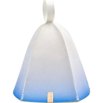 Čepice Čepice do sauny z vlny Gradient Modrá YEYE Made in Nature