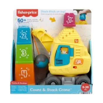 Hračka Fisher-Price Count & Stack Crane