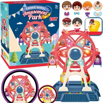 Interaktivní Barevné Ruské Kolo Zábavní Park Kolotoč Světlo Zvuk