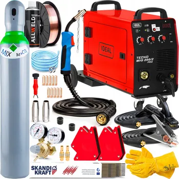 Svářečka INVERTOROVÁ SVÁŘEČKA IDEAL TECNO MIG 200/2 PRO MMA 230V 400V 200A
