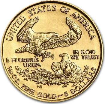 Zlatá investiční mince American Eagle 1/10 Oz PD | různé ročníky