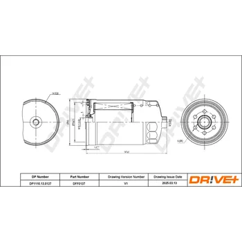 Palivový filtr Palivový filtr Dr!ve+ DP1110.13.0137