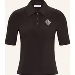 Lacoste Dámské Jerseyové Polo Tričko, tmavě hnědá, 34