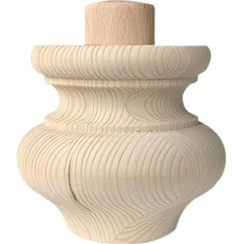 Nábytkové kování Noha dřevěná soustružená 3005