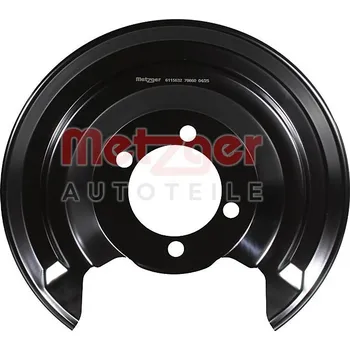 Brzdový kotouč Ochranný plech proti rozstřikování, brzdový kotouč METZGER 6115632