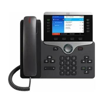 Cisco IP Phone 8861 - With Multiplatform Phone Firmware - telefon VoIP - IEEE 802.11a/b/g/n/ac (Wi-Fi) - SIP, RTCP, RTP, SRTP, SDP - uhel