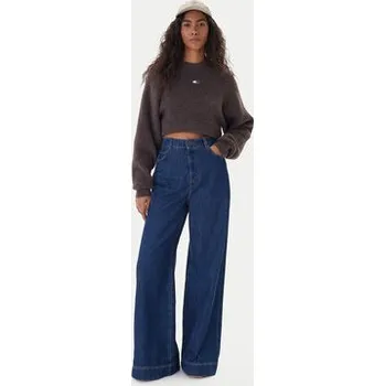 Pánské oblečení Tommy Jeans Svetr Badge DW0DW22024 Hnědá Regular Fit L