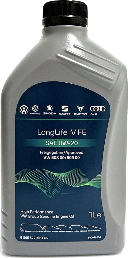 OLEJ 0W-20 ŠKODA auto LONGLIFE IV - 1 litr