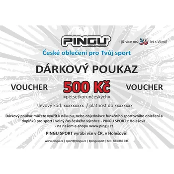 Dárkový potravinový koš Dárkový pokaz / Voucher 500