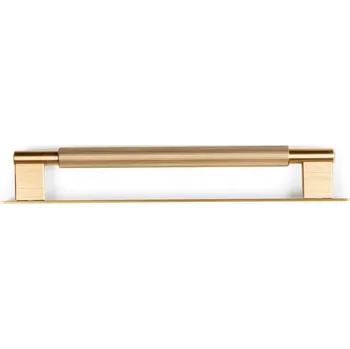 Nábytkové kování Nábytková úchytka VIEFE ARPA PLATE 0588, rozteč 1178 mm, délka 1216 mm, tmavá mosaz