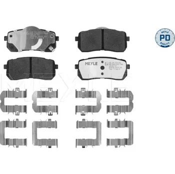 Brzdová destička Sada brzdových destiček, vždy 4 kusy v sadě MEYLE 025 245 5915/PD