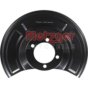 Brzdový kotouč Ochranný plech proti rozstřikování, brzdový kotouč METZGER 6115622