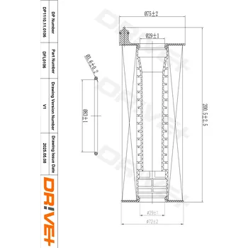 Olejový filtr Olejový filtr Dr!ve+ DP1110.11.0106