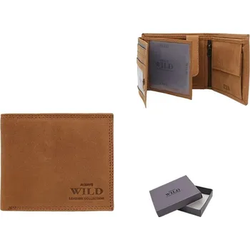 Peněženka Always Wild Peněženka pánská hnědá kožená