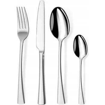Příbor Sada klasických příborů, 24 dílů, stříbrná barva, vhodné do myčky