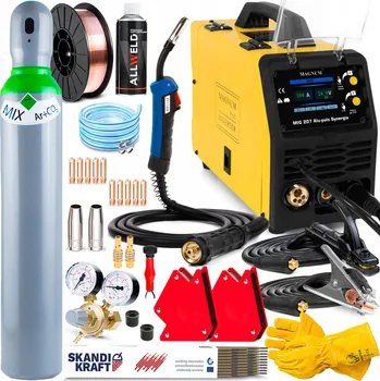 Svářečka INVERTOROVÁ SVAŘEČKA MAGNUM MIG 207 ALU PULS SYNERGIE MMA TIG 200A