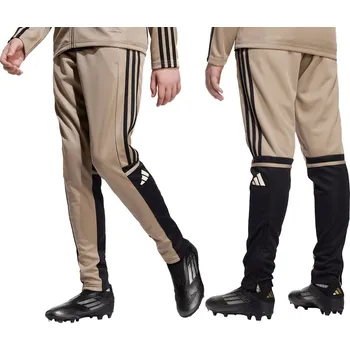 Chlapecké kalhoty Dětské kalhoty adidas Squadra 25 Training béžové JP3371 - 140 CM