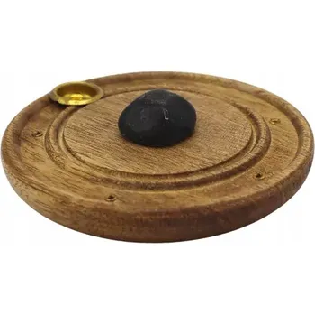 Obraz Kulatá podložka pod vonné tyčinky s turmalínem