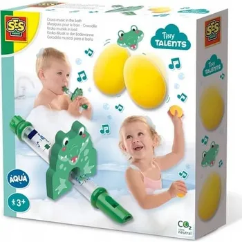 Hračka pro nejmenší Ses Creative Hračka do vany Krokodýlí píšťalka do vody
