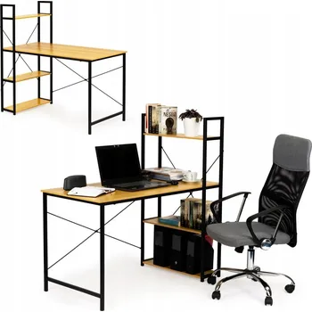 Obdélníkový psací stůl ModernHome 120 x 64 x 120 cm dub ořech