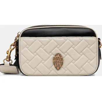 Kabelka Kožená kabelka Kurt Geiger London KENSINGTON 4684601109 béžová 12X, vel. ONE SIZE