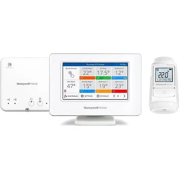 Termostat Honeywell Home EvoHome EVO-HOUSE-PLUS, EvoHome Touch WiFi + 1x termohlavice EVO-TRV + spínací relé