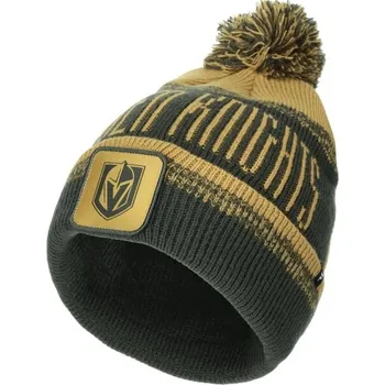 Pokrývka hlavy Čepice FANATICS VEGAS GOLDEN KNIGHTS THRIVE CUFFED POM BEANIE UNI Šedá