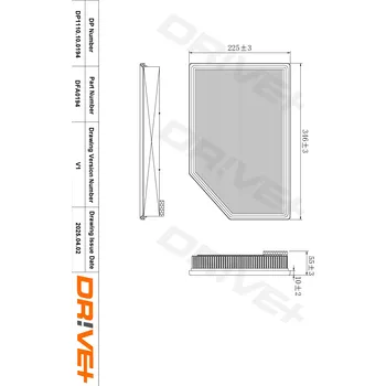 Vzduchový filtr Vzduchový filtr Dr!ve+ DP1110.10.0194
