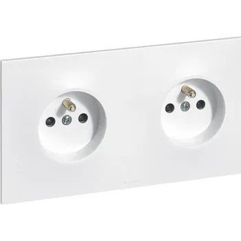 LEGRAND - Neptune - Předpřipravená dvojitá elektrická zásuvka 16A s uzemněním - 2P+T - Zásuvka se
