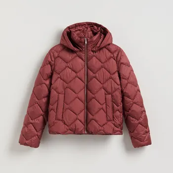 Dámské sako Reserved - Prošívaná bunda s kapucí - světle fialová - 530IA-34X - 530IA-34X-M