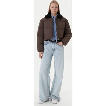 Pánské oblečení Tommy Jeans Zimní bunda Teddy DW0DW22049 Hnědá Regular Fit M