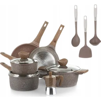 Sada nádobí Sada 12 Kusů Sada Hrnců KASANOVA pro indukční vaření