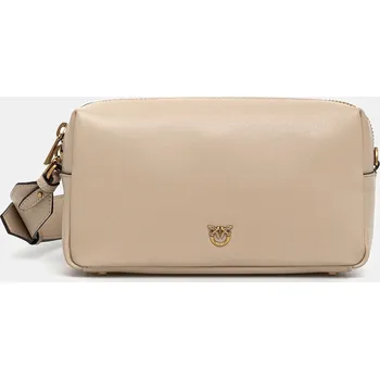Kabelka Kožená kabelka Pinko 106062.A0QO béžová 80X, vel. ONE SIZE