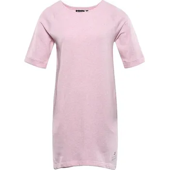 Dámské šaty Dámské bavlněné šaty ALPINE PRO MOLEDA L-L Růžová