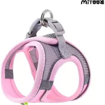 Postroj pro psa Prodyšný postroj pro psy – Měkký, nastavitelný a reflexní - M , Fialová