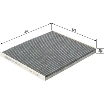 Kabinový filtr Filtr vzduchu v interiéru BOSCH 1 987 435 572