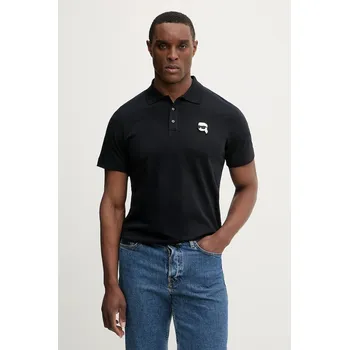 Pánské tričko Bavlněné polo tričko Karl Lagerfeld 561224.745710 námořnická modř 59X, vel. XL