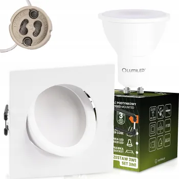 Stropní zapuštěné svítidlo Lumiled 6 W GU10 8,5 cm bílé