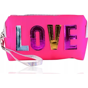 Kosmetická taštička s nášivkou "LOVE"