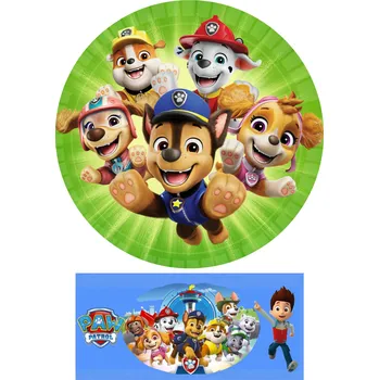 Jedlá dekorace na dort HeliumKing Jedlý obrázek na dort - Paw Patrol Veľkostť jedlý papier: Oblátka 0,6 mm