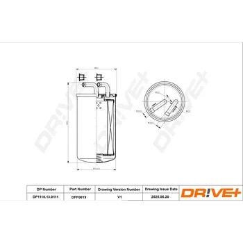 Palivový filtr Palivový filtr Dr!ve+ DP1110.13.0111