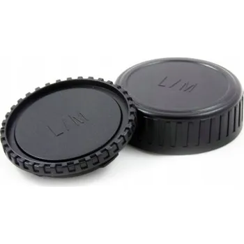 Bezpečnostní kamera Sada Krytek 2v1 VÍČKO na Tělo Fotoaparátu a Objektiv pro LEICA M