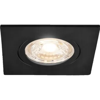 Bodové svítidlo Svítidlo OZZO OLAF-221-BL čtvercové černé zápustné OZZO