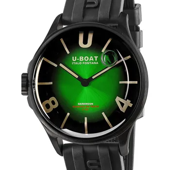 Hodinky U-Boat 9503 Darkmoon 40mm Green PVD Soleil