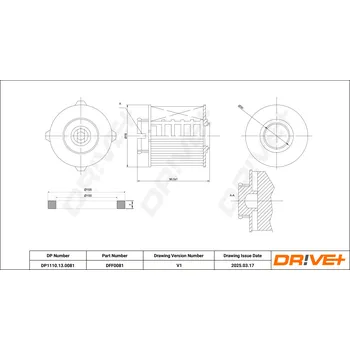 Palivový filtr Palivový filtr Dr!ve+ DP1110.13.0081