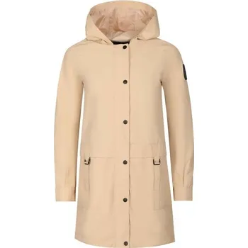 Dámský kabát Dámský kabát s kapucí NAX ARESA XS Béžová