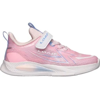 Dívčí tenisky Dětská volnočasová obuv LOAP ROSS 33 Růžová, Bílá, Světle modrá