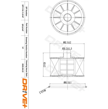 Olejový filtr Olejový filtr Dr!ve+ DP1110.11.0147