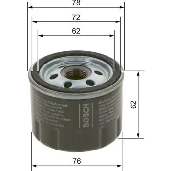 Olejový filtr Olejový filtr BOSCH F 026 407 279