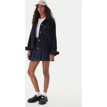 Pánské oblečení Tommy Jeans Jeansová bunda Chore DW0DW21981 Tmavomodrá Regular Fit XL